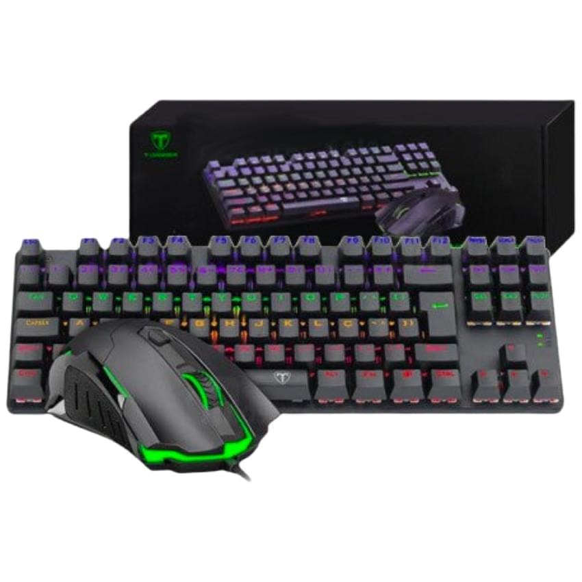 Teclado Y Mouse T-Dagger Advance Force Negro Switch Red